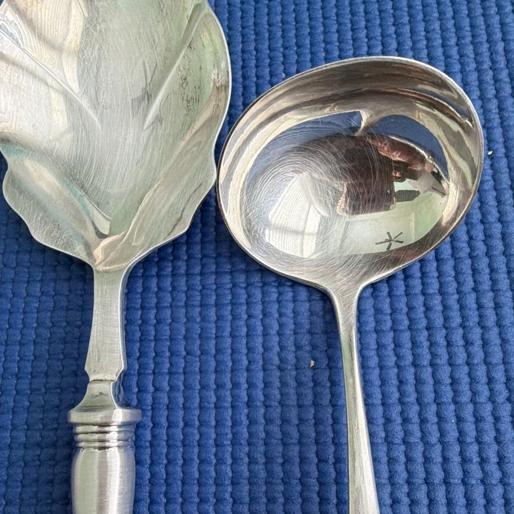 Vintage Birks Regency Plate Queen Mary - silverplate, Barry SPOON &GRAVITY LADLE